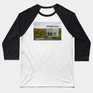 Postbox and bus stop near Kilmuir, Isle of Skye Baseball T-Shirt